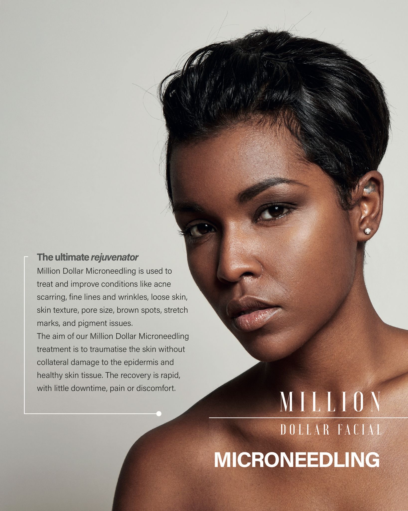 Million Dollar Microneedling - Transform your skin from within, visibly smoother, firmer and more even.