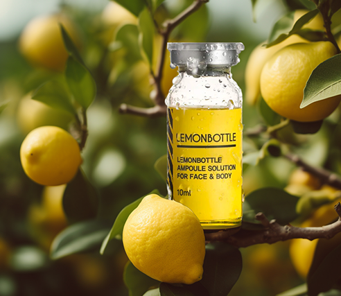 Lemon bottle fat dissolving